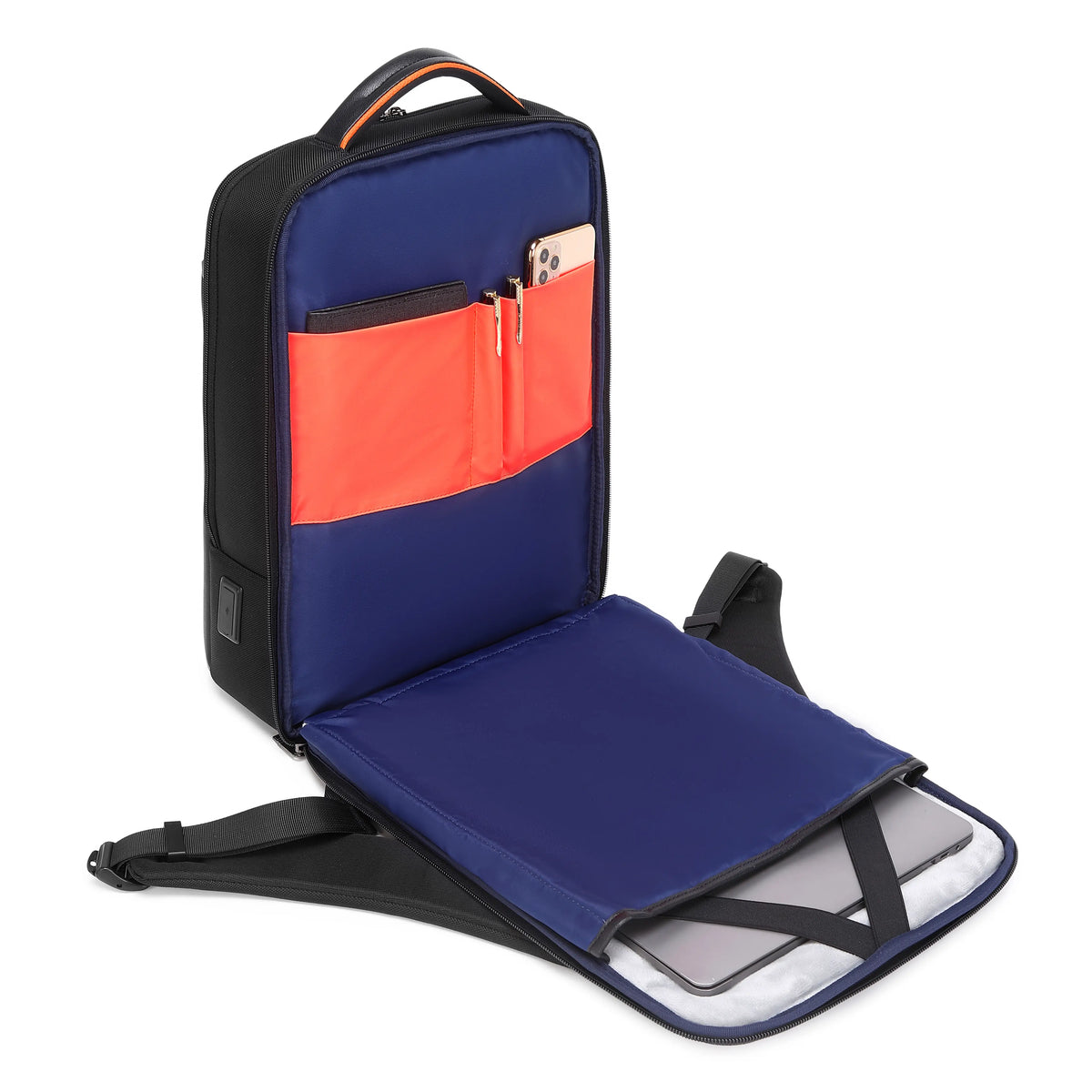 Business Slim Laptop Backpack with Tech Zone | TPB010